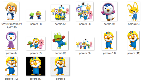 Pororo зурагнууд